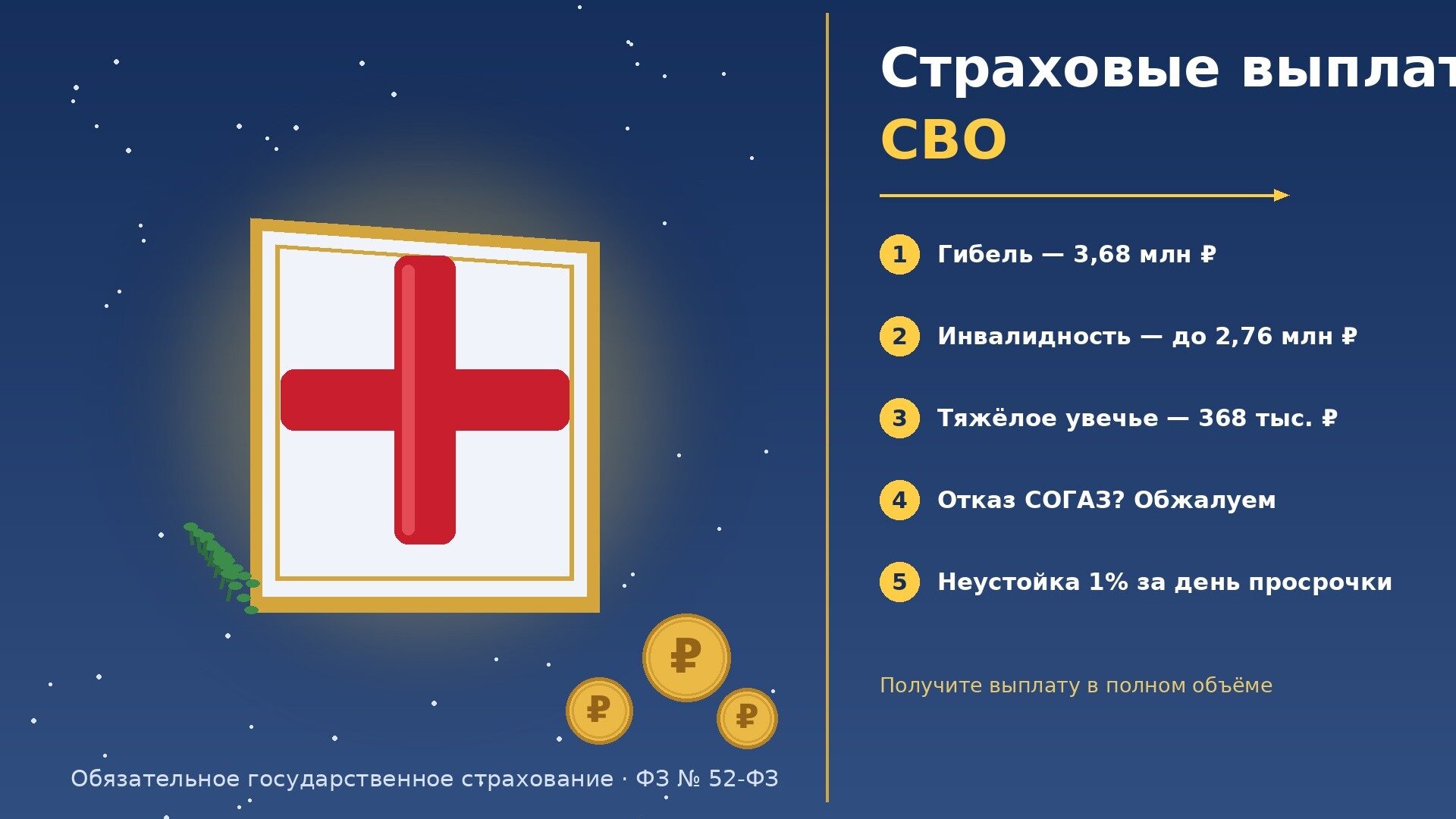 Страховые выплаты СВО: как получить деньги от СОГАЗ и что делать при отказе